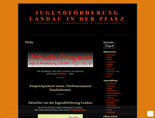 Tablet Screenshot of jufoelandau.com